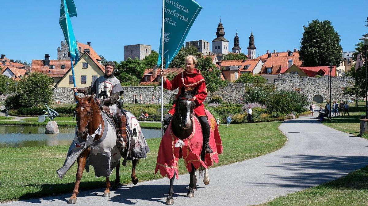 Na Gotlandu dohlížejí na dodržování koronavirových opatření rytíři